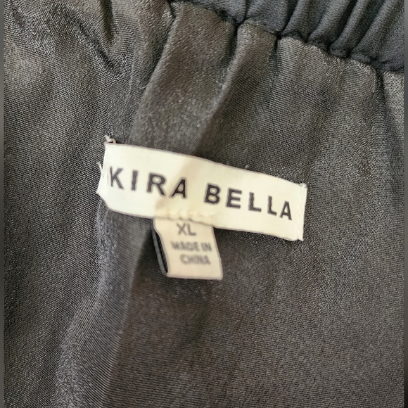 Yakira Bella Posie Chiffon Smock Tiered Midi Skirt- XL - Picture 4 of 5